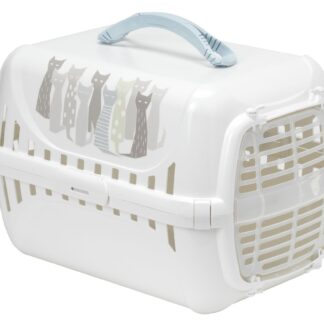 Trendy runner PLASTIC door maasai grey white