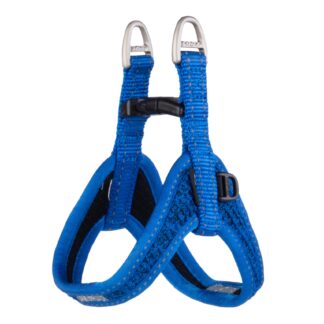 Rogz Utility Extra Extra Small Fast Fit Dog Harness, Blue Reflective