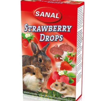 SANAL RODENTS Strawberry Drops 45g
