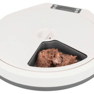 TX5 automatic food dispenser, 5 × 240 ml/33 × 5 × 36 cm, white/grey