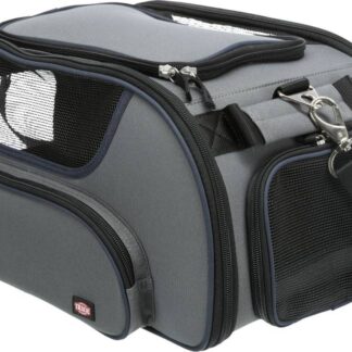 Wings airline carrier, 28 x 23 x 46 cm, grey/blue