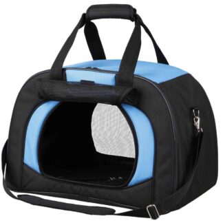 Kilian carrier, 31 × 32 × 48 cm, black/blue