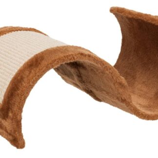 Wavy scratching wave, 29 × 18 × 50 cm, brown
