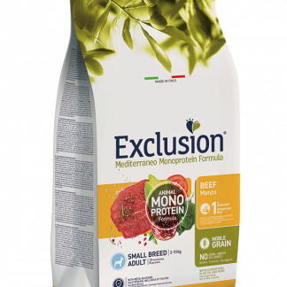 Exclusion Mediterraneo Noble Grain Adult Small Breed with Beef 2kg