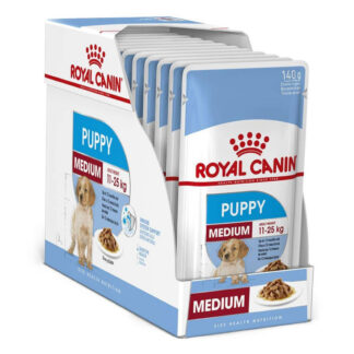 Royal Canin SHN Medium Puppy Wet 140g x 10 tk