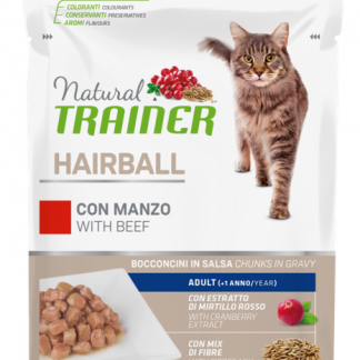 Trainer Natural Cat Hairball Beef Busta 85gr