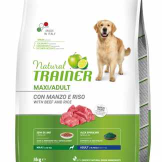 Trainer Natural Dog Adult Maxi Beef&Rice 3,0kg