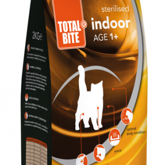 Total Bite Cat Indoor Sterilised 6 kg (kast 3x2kg)