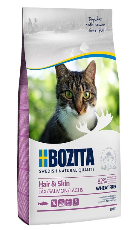 Bozita Cat Wheat Free Hair&Skin with Salmon 10 kg