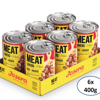 Josera Meat Lovers Menu, Beef & Potato 6x400g