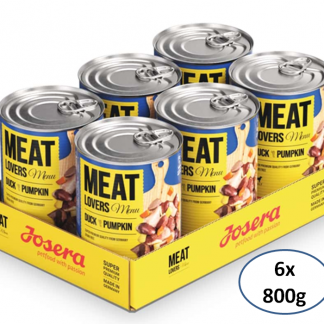 Josera Meat Lovers Menu, Duck with Pumpkin 6x800g