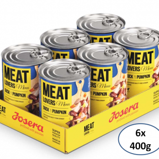 Josera Meat Lovers Menu, Duck with Pumpkin 6x400g
