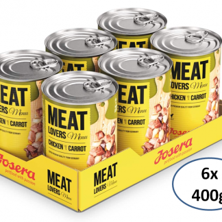 Josera Meat Lovers Menu, Chicken & Carrot 6x400g