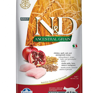 Farmina N&D Ancestral Grain Cat Adult Chicken & Pomegranate 5kg