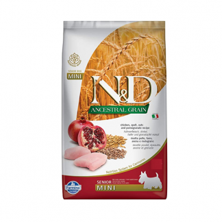 Farmina N&D Ancestral Grain Mini Senior Chicken 800gr