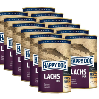 Happy Dog Single Protein (100% Lachs Pur (salmon)) - 12x375 gr