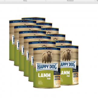 Happy Dog Single Protein (100% lamm) - 12x400 gr