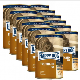 Happy Dog Single Protein (100% kalkun) - 12x800 gr