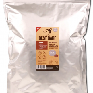 BEST BARF KÜLMKUIVATATUD MAIUS VEISE SÜDA 1KG
