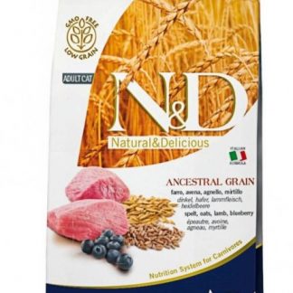 Farmina N&D Ancestral Grain Cat Adult Lamb & Blueberry 1.5kg