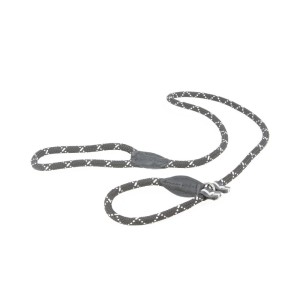 JULIUS K9® Lina dla psa z obrożą zaciskową, nylonowa ze świecącymi paskami - 12mm