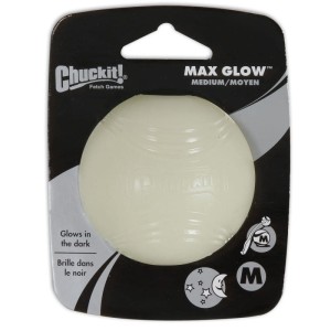CHUCKIT! Max Glow Medium - piłka dla psa świecąca w ciemności