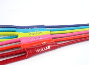 COLLAR GLAMOUR Skórzana Smycz dla psa okrągła 122 cm x 10 mm