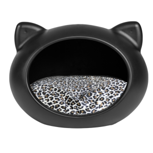 Budka Guisapet dla kota czarne 44x51x35 cm