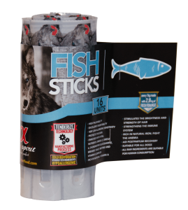 Blister Alpha Spirit Ryba, paluszki mięsne dla psa 16 szt