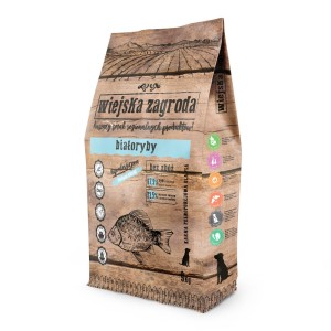 Wiejska Zagroda Białoryby sucha karma dla psa 9 kg