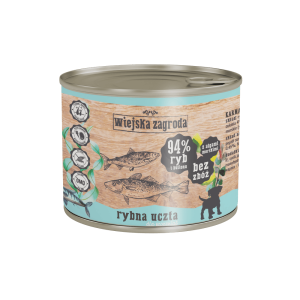 Wiejska Zagroda Rybna Uczta mokra karma dla szczeniąt 200g
