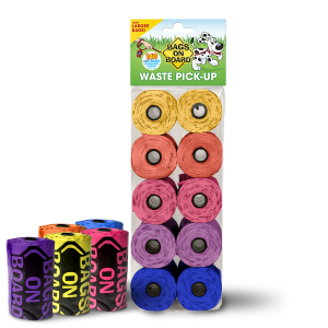 Bags On Boards Woreczki na odchody 140 szt RAINBOW