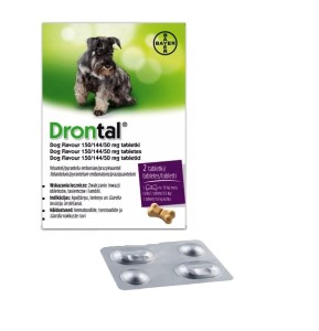 DRONTAL DOG FLAVOUR 2 TBL  tabletki dla psów