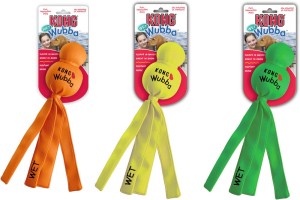 KONG® Wubba Wet Large - wodna zabawka dla psa do szarpania i aportowania