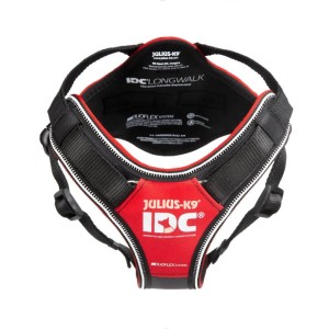JULIUS K9 IDC® Longwalk Szelki dla psa czerwone