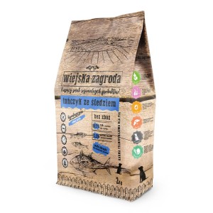 Wiejska Zagroda Tuńczyk z Śledziem sucha karma dla psa 2 kg