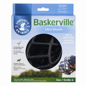 Baskerville Ultra Muzzle - fizjologiczny kaganiec dla psa - rozmiar 6