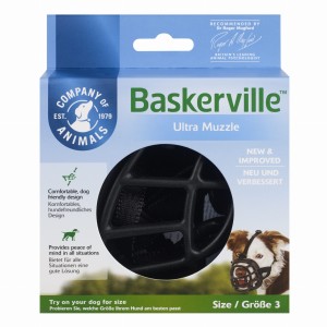 Baskerville Ultra Muzzle - fizjologiczny kaganiec dla psa - rozmiar 3