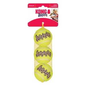 KONG SqueakAir® Ball Tennis Medium zabawka dla psa 3 szt.