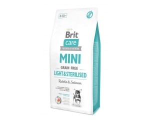 BRIT CARE MINI DOG light & sterilised 7 kg
