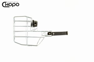 CHOPO fizjologiczny kaganiec dla psa srebrny - Bulterier