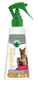 DR SEIDEL Repelex Plus utrzymuje psy i koty z daleka 100ml