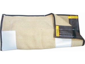 Dingo Sport Nakładka na rękaw ochronny dla pozoranta jutowa z naszyciem z tworzywa do szkolenia psów - miękka STANDARD