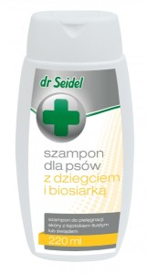 DR SEIDEL Szampon dla psów z dziegciem i biosiarką