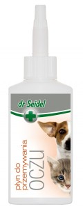 DR SEIDEL Płyn do przemywania oczu dla psów i kotów