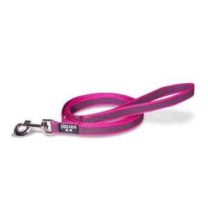 JULIUS K9® Smycz dla psa antypoślizgowa z uchwytem 20mm / 2m - różowa