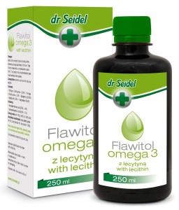 DR SEIDEL Flawitol Omega 3 z lecytyną preparat dla psów 250ml