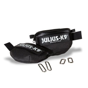 JULIUS K9® Juki do szelek dla psa uniwersalne -  czarne