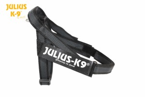 JULIUS K9® Szelki dla psa pasowe MINI czarne
