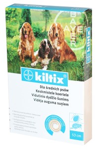 KILTIX Obroża przeciw pchłom i kleszczom dla psów ras średnich
